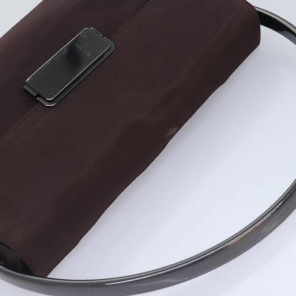 PRADA Hand Bag Nylon Brown - Picture 6 of 16